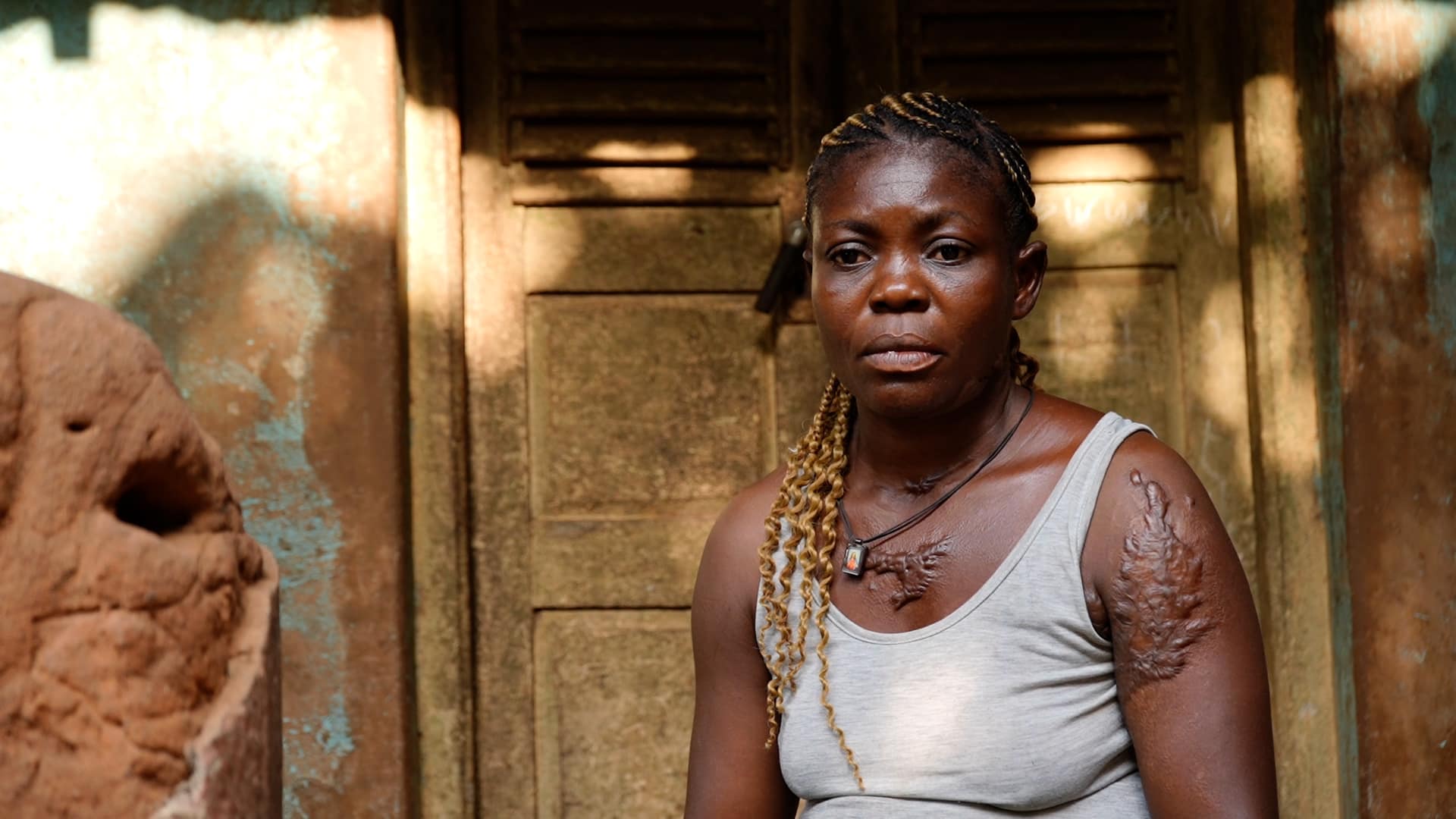 Helen, a mother of two from Amizi, a small village in Abia State